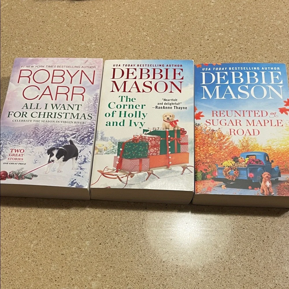 Set of Three Holiday Romance Novels